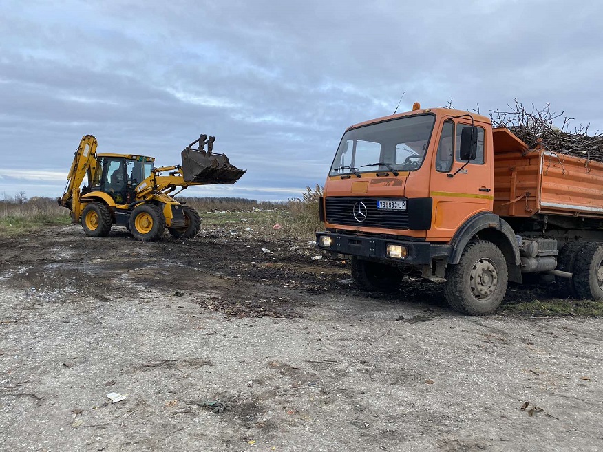 Velika Greda: U toku završni radovi na saniranju deponije i pripremi zemljišta